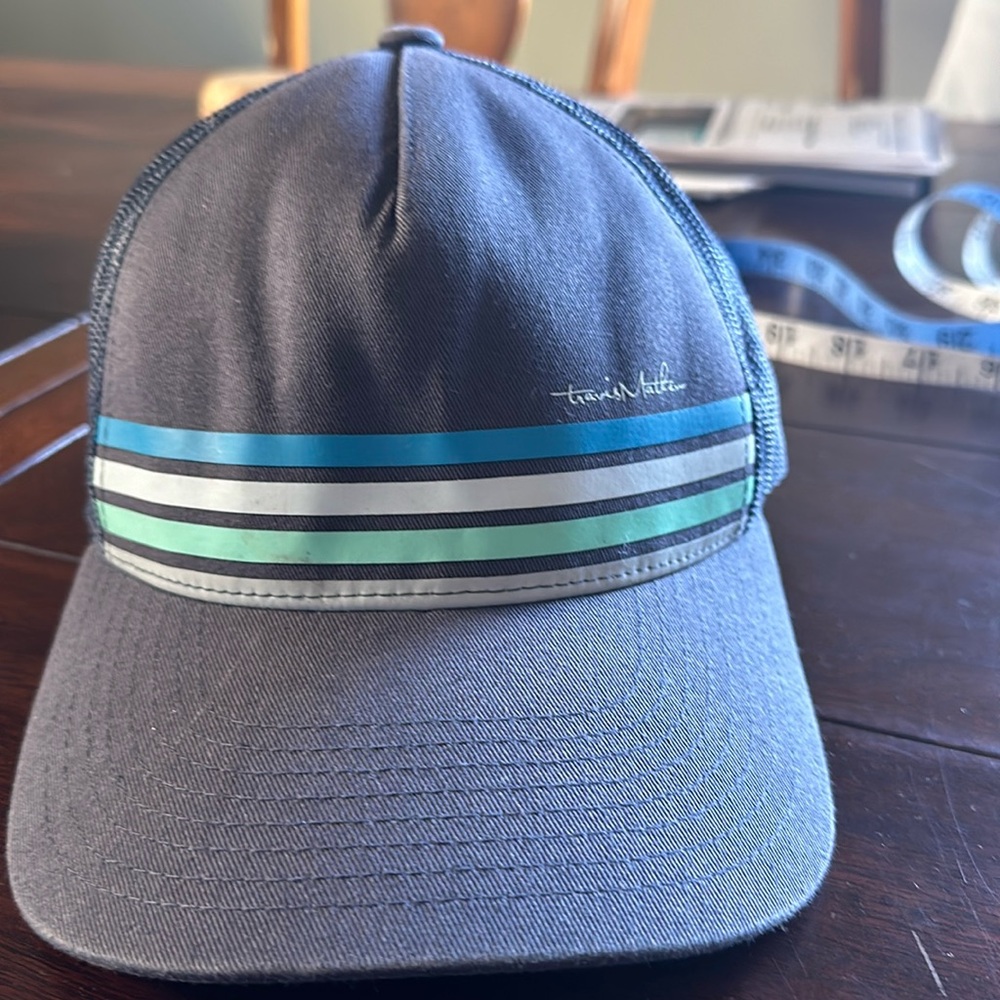 Travis Mathew Life on Tour Snap Back Golf Hat Cap summer stripes